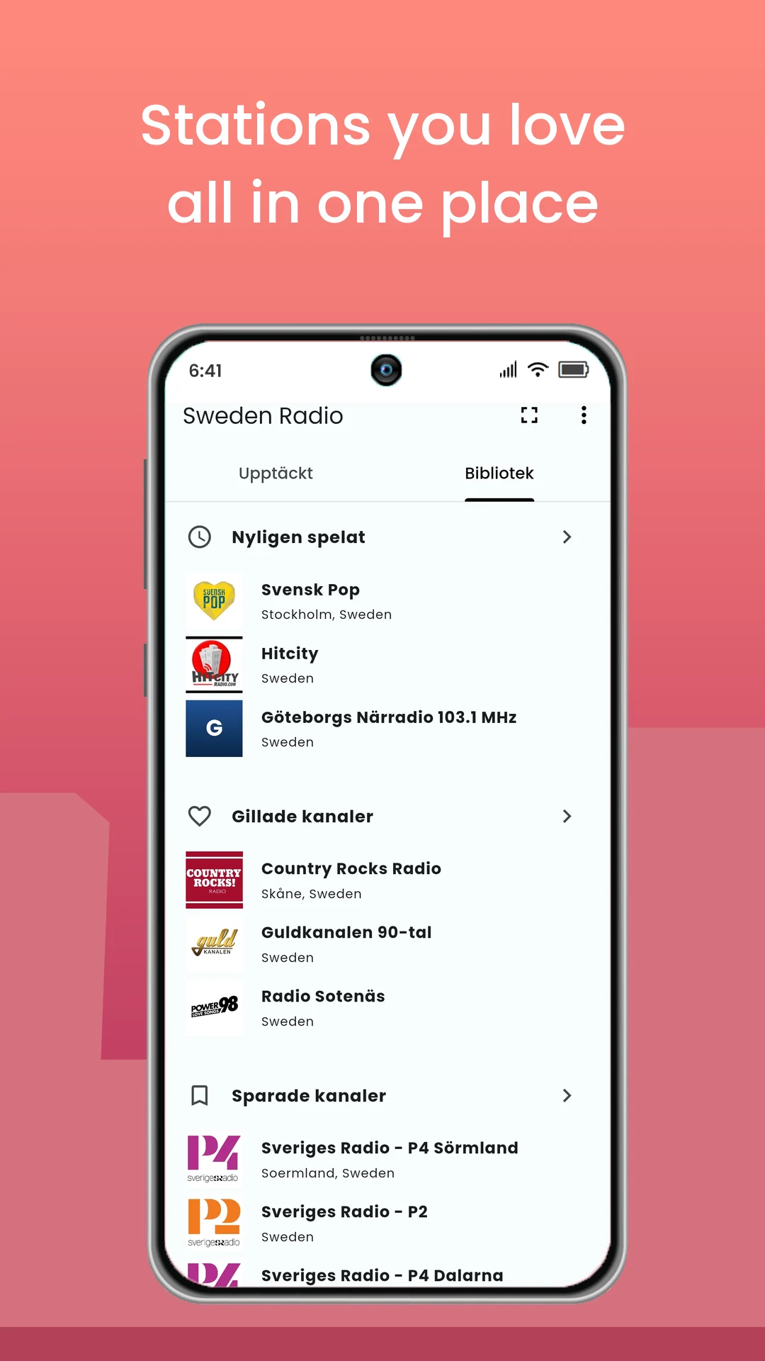 Sweden Radio screenshot