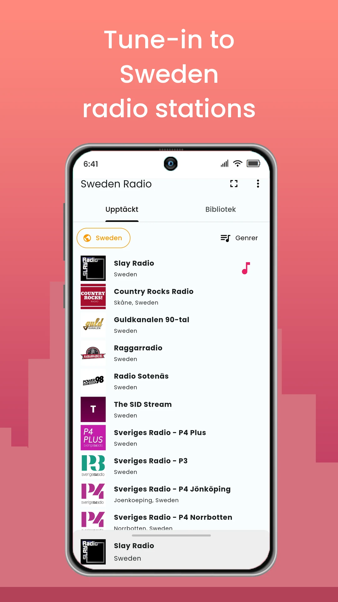 Sweden Radio screenshot